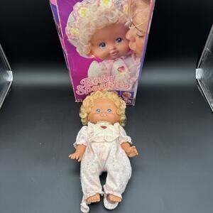 Vintage 1990s Baby Sparkles Baby Doll By Mattel With Original Box Untested As Is
